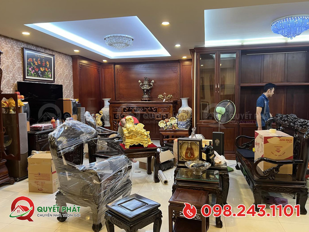 Bảng giá chuyển nhà biệt thự trọn gói cao cấp, chuyên nghiệp và an toàn