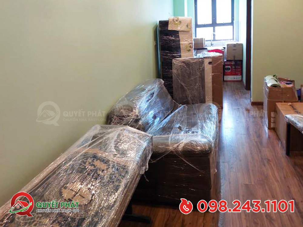 Bảng giá chuyển nhà căn hộ 1 phòng ngủ trọn gói nhanh chóng, tiết kiệm