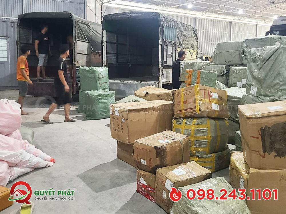 Báo giá chuyển kho xưởng liên tỉnh