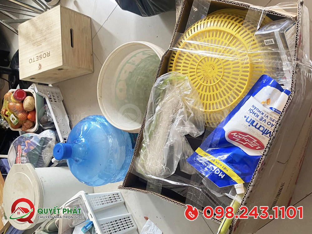 Cách đóng gói đồ nhà bếp